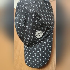 Callaway Black and White Patterned Hat